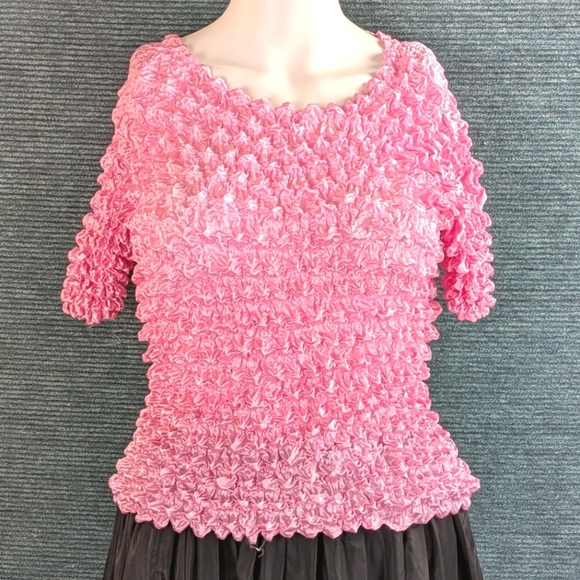 Y2K Magic Popcorn Top One Size Fits Most. Barbie Pink - Picture 1 of 9